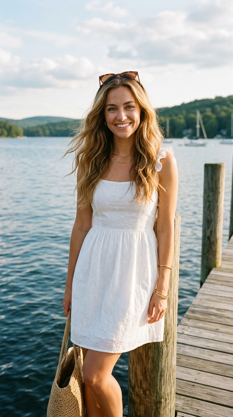 Lake day in a sundress